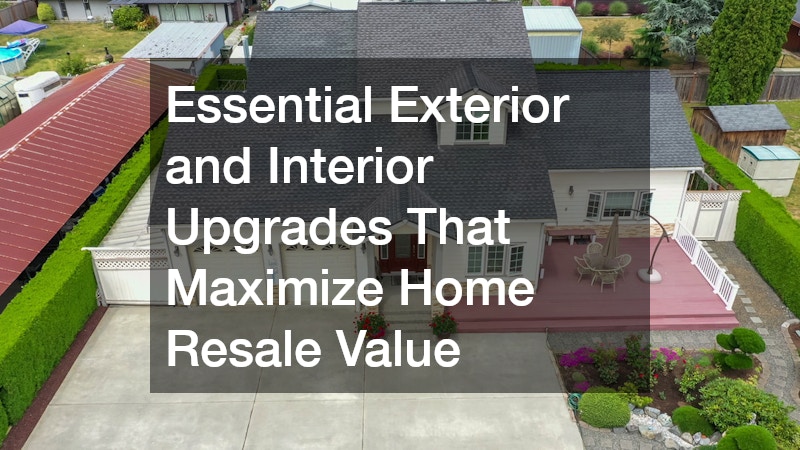 Essential Exterior and Interior Upgrades That Maximize Home Resale Value